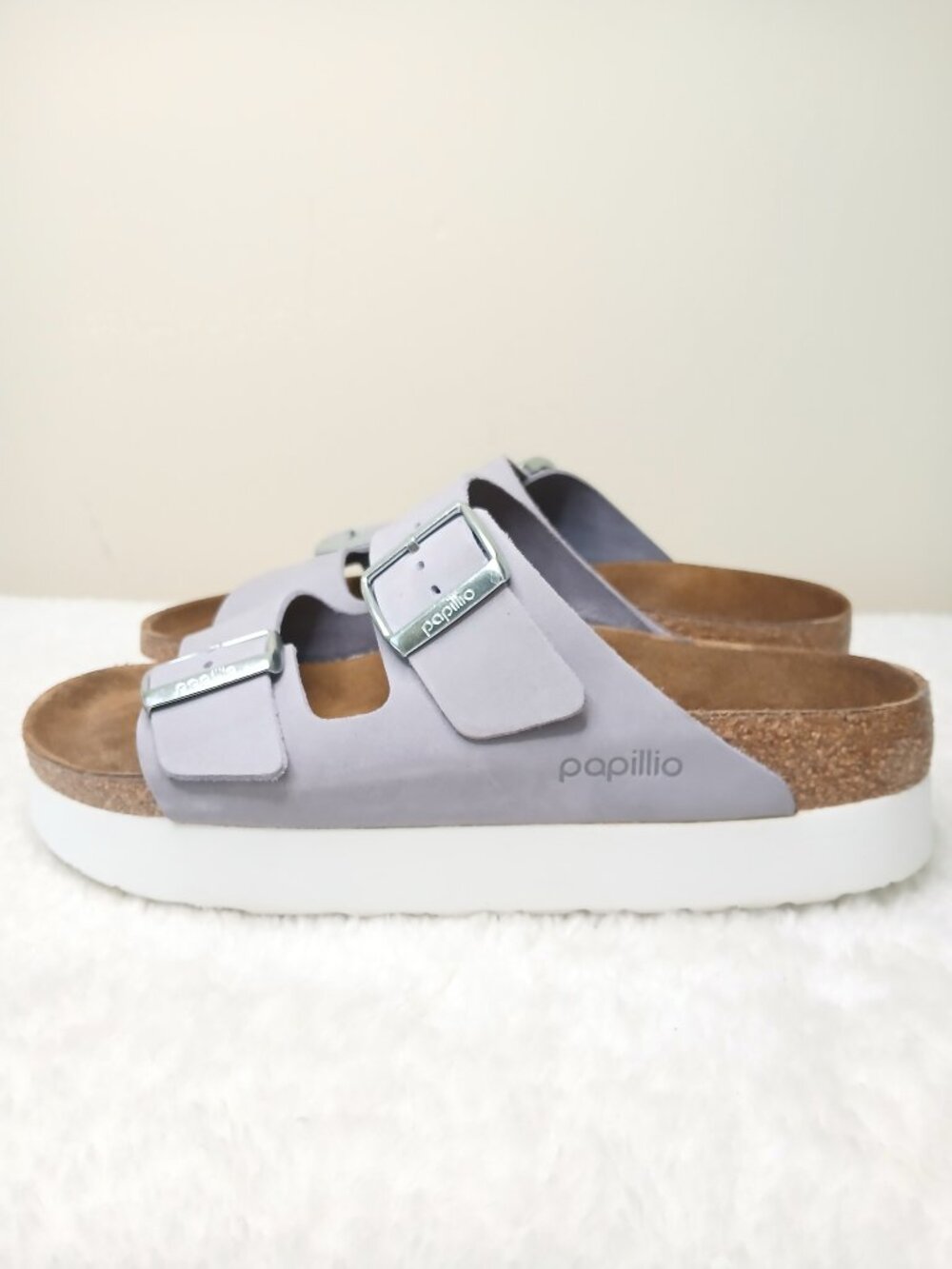 Papillio By Birkenstock Arizona Flex Platform Sandals Size EU 39/US 8-8.5 - Picture 5 of 13